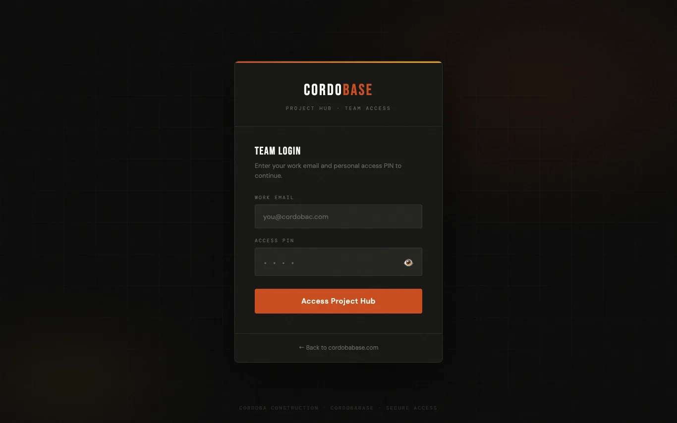 Cordoba Project Hub