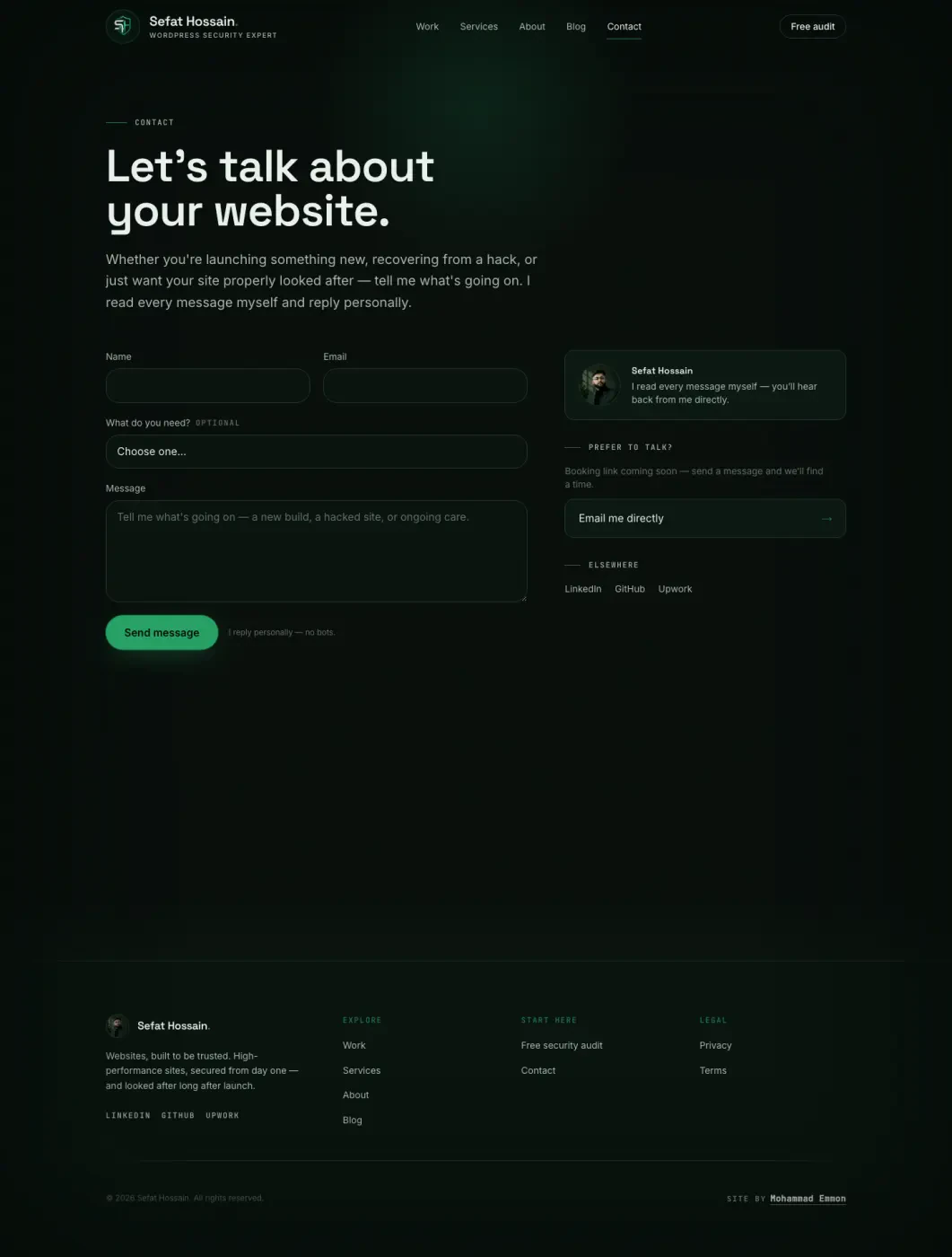 Contact & free audit