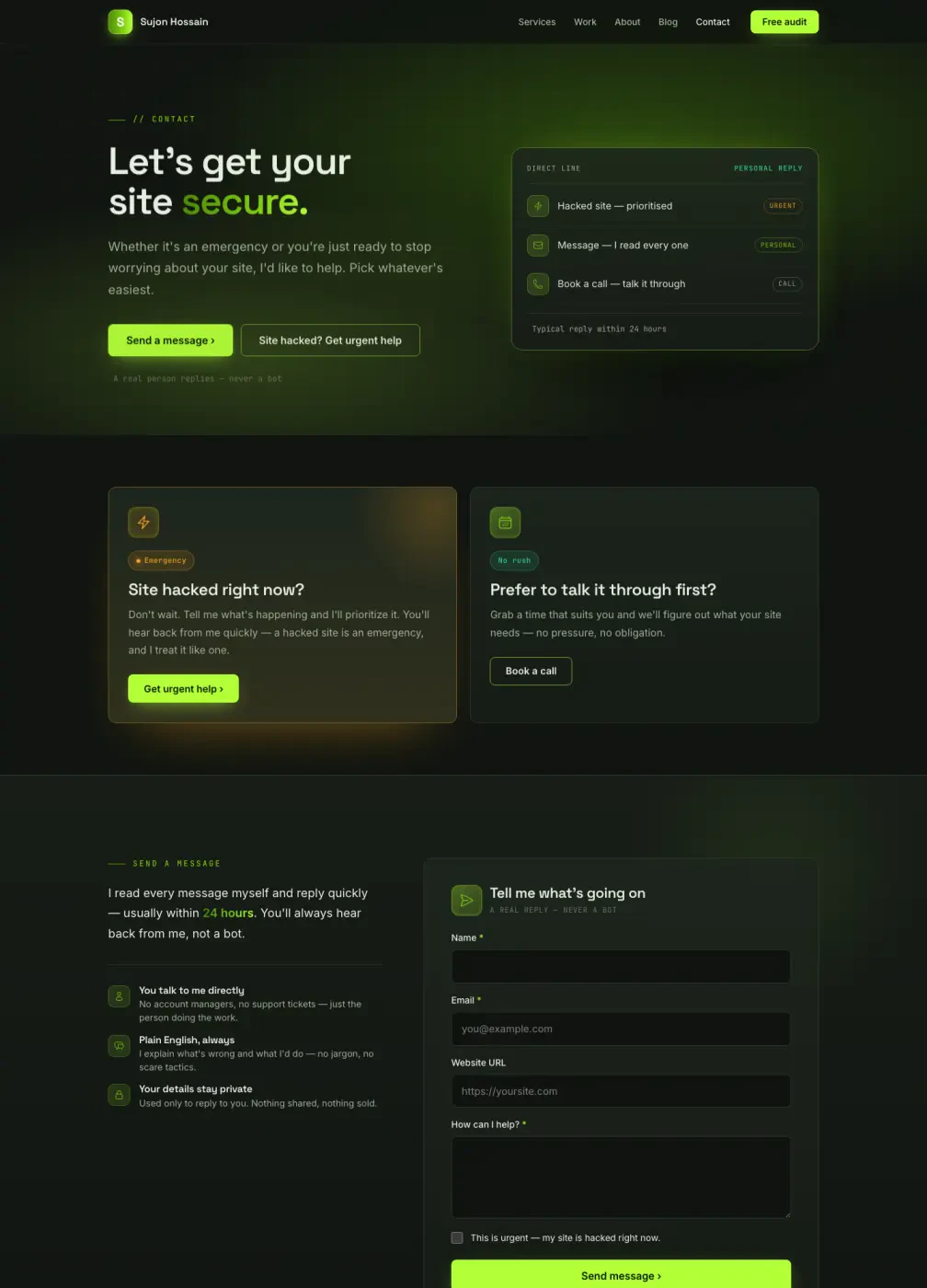 Contact & free audit